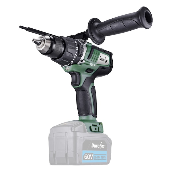 Durofix DXP 60V BLDC 2-speed Jumbo Hammer Drill 1,062 In-lbs Tool Only RK60132T - main